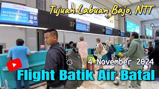 Gunung Lewotobi NTT Meletus Penerbangan Batik Air ke labuan bajo dibatalkan [upl. by Asert]