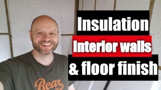 How to Build A Shed Pt5  Insulation Walls and Polyurethane Floor [upl. by Ardyth]