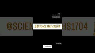 chemistry science corrosion galvanizationeducation mayuriaharwal2333 [upl. by Llerred30]