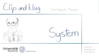 Soziologie studieren Niklas Luhmann  System [upl. by Rudolfo]