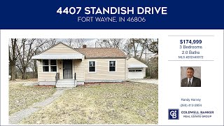 4407 Standish Drive Fort Wayne Indiana Homes for Sale  wwwcoldwellhomescom [upl. by Alrrats110]