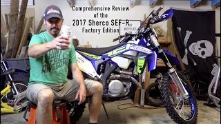 Comprehensive Review of the 2017 Sherco 450 SEFR Factory Edition [upl. by Atnod]