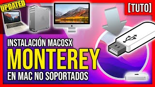 TUTORIAL INSTALAR macOS Monterey en Apple Mac NO SOPORTADO iMac MacBook PRO Mac Mini OCLP 06 [upl. by Ruhtracam]