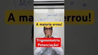 A maioria errou essa de POTENCIAÇÃO com TRIGONOMETRIA [upl. by Gabi]