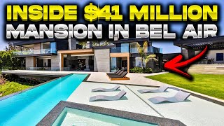 Inside 41 Million Mansion in Bel Air 1520 Gilcrest [upl. by Nuyh546]