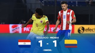 Eliminatorias Sudamericanas  Paraguay 11 Colombia  Fecha 6 [upl. by Heigl]