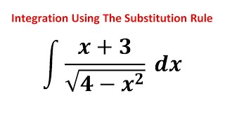 Integral of x3sqrt4x2 dx  Integration Using The Substitution Rule [upl. by Einial51]