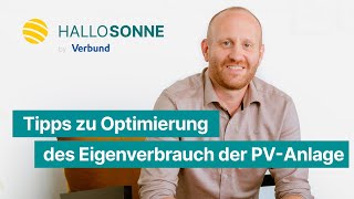 Tipps zur Optimierung des Eigenverbrauchs der PV Anlage [upl. by Ttegdirb134]