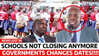 BREAKING News‼️SCHOOLS NOT CLOSING as GOVERNMENT Changes MIDTERM Dates MACHOGU RUTO sends MESSAGE [upl. by Farrah]