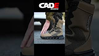 CADE SHOES BOUNCE 35BLACKThis is a combat boot with an integrated tongueSuitable for outdoor use [upl. by Haze]