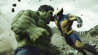 Hulk vs Wolverine The Ultimate Battle of Strength and Survival [upl. by Billie]