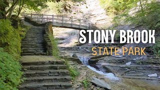 Stony Brook State Park  Finger Lakes gorge hiking and waterfalls off the beaten tourist trail [upl. by Martineau]