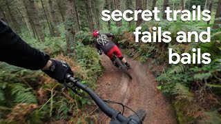 Secret trails fails and bails  Our Cannock Chase Tuesday Night Ride [upl. by Ashton]