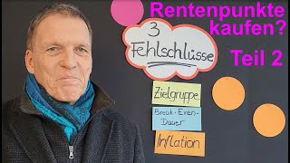 3 Zusatzinformationen  Rasch noch Rentenpunkte kaufen  mit Linklist [upl. by Amsirp]