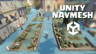 Unity NavMesh Tutorial  Pathfinding  Easy Tutorial [upl. by Funk]