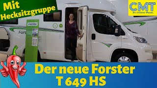 CMT 2020 Der FORSTER T 649 HS 👍 Teilintegriertes Wohnmobil mit Hecksitzgruppe [upl. by Yror]