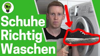 Schuhe in Waschmaschine waschen ✅ ULTIMATIVE ANLEITUNG Turnschuhe reinigen putzen amp sauber machen [upl. by Spindell]