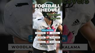 2024 Woodland Beavers football schedule subject to change prepsports highshcoolfootball [upl. by Wehhtam706]