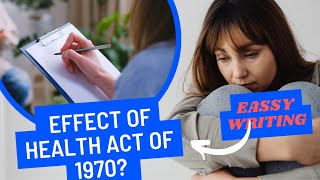 How to write a docx  Effect of Health Act Of 1970  Free essay and research writing 2023 [upl. by Buffy]