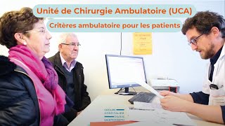 Parcours ambulatoire Hôpital SaintJoseph  Critères pour lambulatoire [upl. by Tiena]