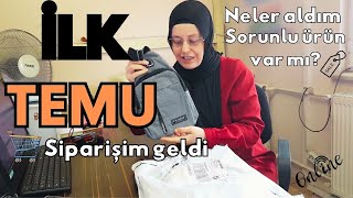 İlk TEMU Alışveriş Deneyimim İnanılmaz Paket Açılımı Hayal kırıklığı yaşadım mı TemuAlışveriş [upl. by Edik112]