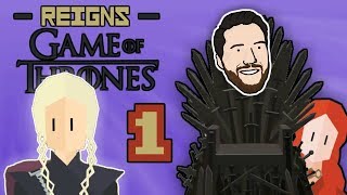 WINTER IS COMING  Lets Play Reigns Game of Thrones  PART 1  Graeme Games  Reigns 3 Gameplay [upl. by Elinnet633]