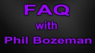 FAQ with Phil Bozeman [upl. by Isoj292]