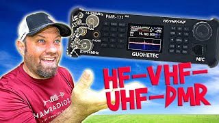 NEW GUOHETEC PMR171 VHF UHF HF SDR Ham Radio Mobile [upl. by Adniram]