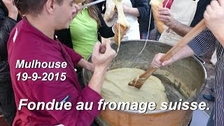 Fondue au fromage suisse à Mulhouse [upl. by Hess]