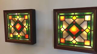 Stained Glass Shadowboxes [upl. by Eitsirc]