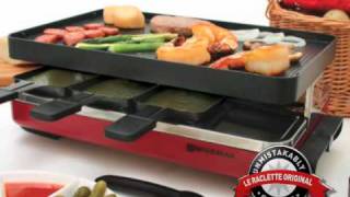 Swissmar Raclette Party Grills French [upl. by Enaj785]