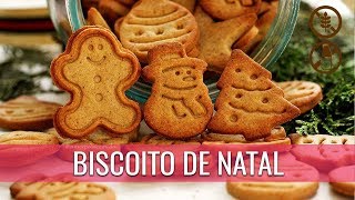 BISCOITO DE NATAL SEM GLÚTEN SEM LACTOSE VEGANO [upl. by Sixel480]