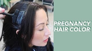 Can You Dye Your Hair While Pregnant  MOMLIFE [upl. by Aissilem880]