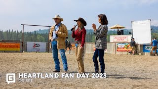 Heartland Fan Day 2023  On set with the fans cast and crew for season 17 [upl. by Nakashima]