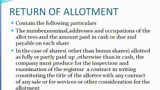 IRREGULAR ALLOTMENT OF SHARES COMPANY LAW [upl. by Hubbard907]