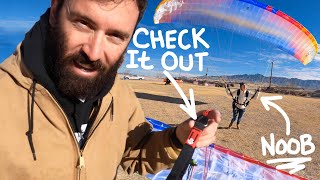 Reviewing this SAFE Paramotor Wing for BEGINNERS [upl. by Creigh]