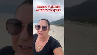 Margara e Maressa caminhada na praia shorts virginiafonseca [upl. by Ynetsed]