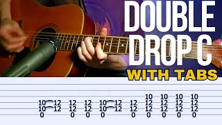 Heavy Melodic Double Drop C Tuning Instrumental With Tabs [upl. by Noillimaxam]