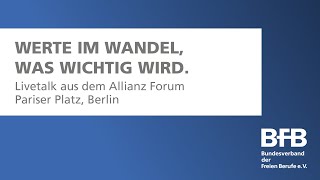 LiveTalk Werte im Wandel was wichtig wird [upl. by Dag892]