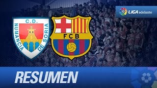 Resumen de CD Numancia 10 FC Barcelona B [upl. by Siraf]