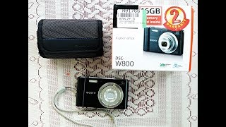 Unboxing Sony DSC W800 point and shoot camera₹4999 [upl. by Meid]