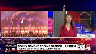 Donny Osmond set to perform National Anthem at F1′s Las Vegas Grand Prix [upl. by Meehyr57]