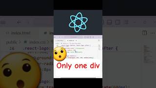 React logo using only one div [upl. by Jon]