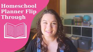 LOOK INSIDE  Homeschool Planner Flip Through [upl. by Elleinod]