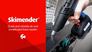 Skimender  Quick and reliable ski amp snowboard base repairs [upl. by Amalbena]