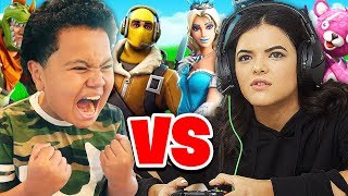 FaZe Kaylen Vs His Fortnite CRUSH Girl Gamer YOU WONT BELIEVE WHO GOT PICKAXED FORTNITE 1V1 [upl. by Hermia]