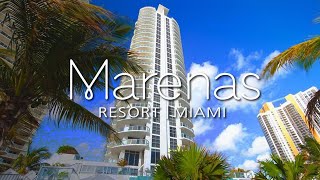 Marenas Resort Sunny Isles Miami with AirBnB 2023 [upl. by Aneelahs]