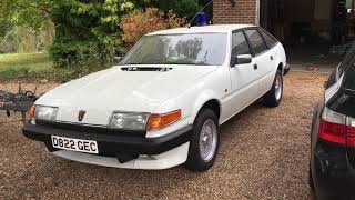 Rover SD1 3500SE V8 Police car  driven outside for first time [upl. by Ninel]