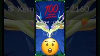 APARECEU UM XERNEAS 100  😲xerneas pokemongo [upl. by Norwood]