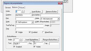 Menu em Formulário Excel VBA  Procedimento de Execução dos Botões [upl. by Odlaw]